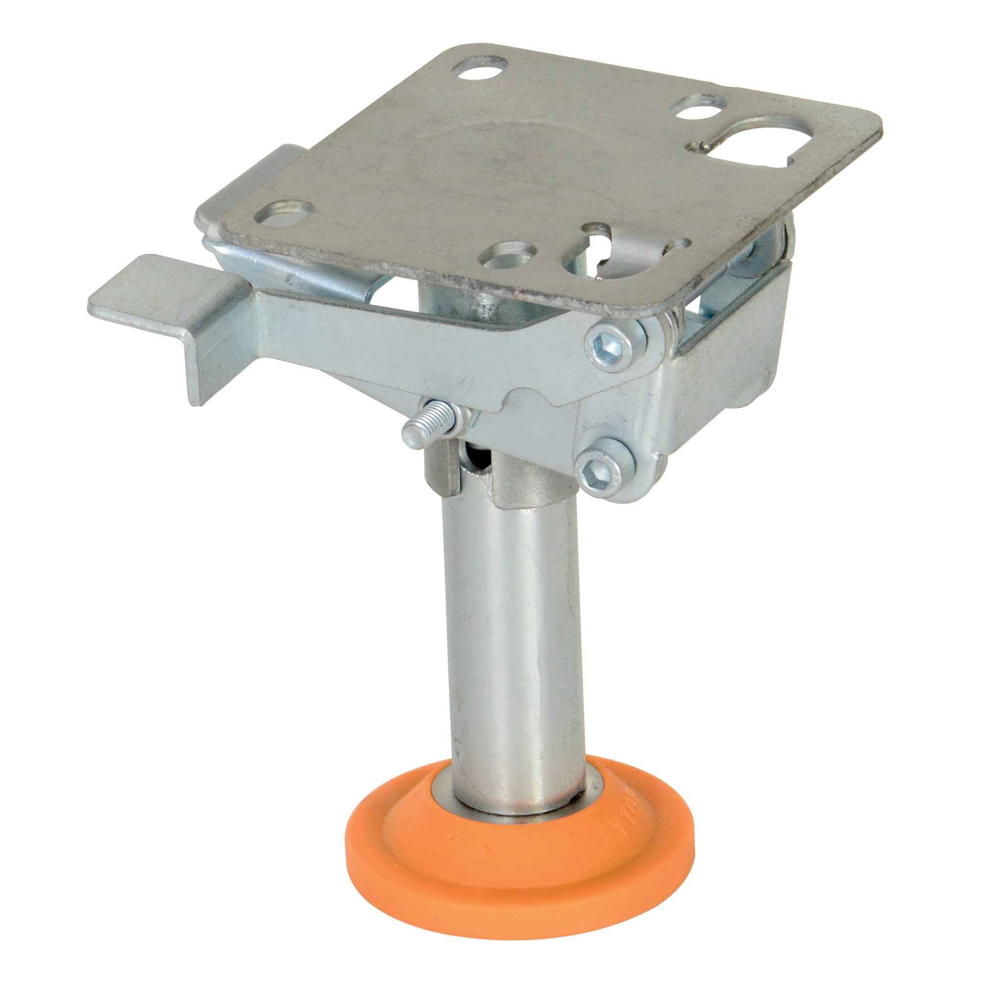 Vestil Steel Floor Lock 5-5/8 to 6-1/4 In. Height Silver